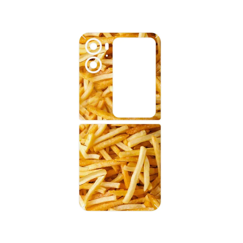 برچسب پوششی ماهوت مدل French fries مناسب برای گوشی موبایل اپو Find N2 Flip
