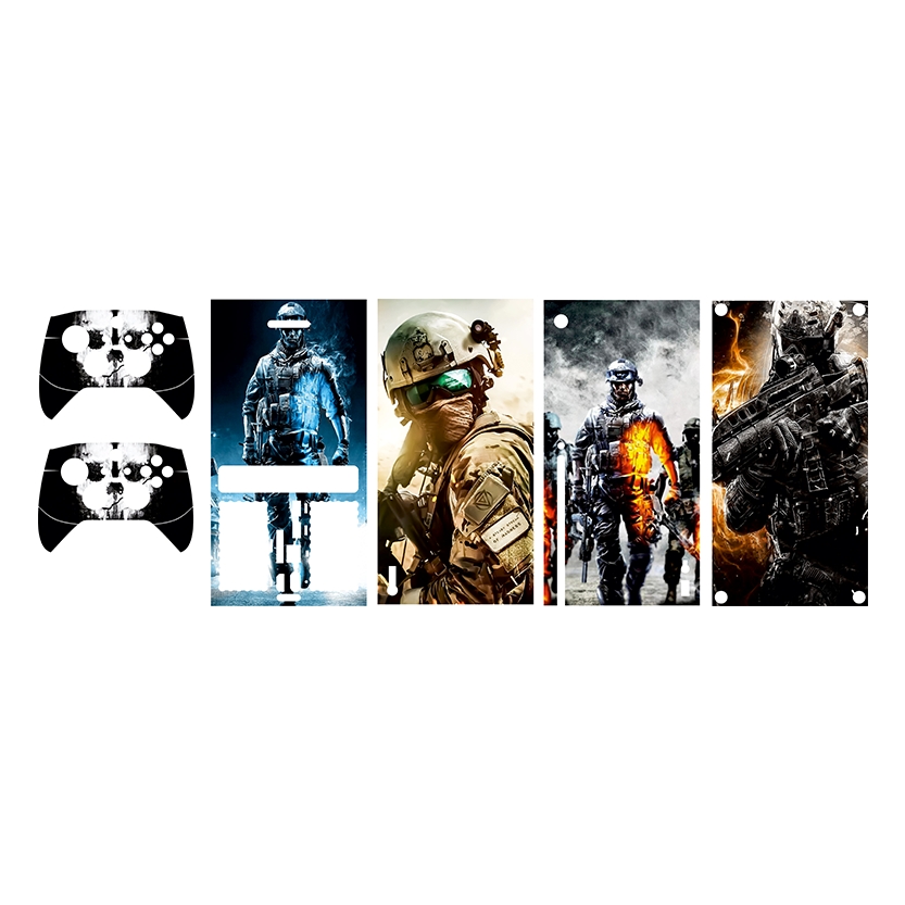 برچسب کنسول بازی Xbox series x طرح Call Of Duty کد 3 مجموعه 5 عددی