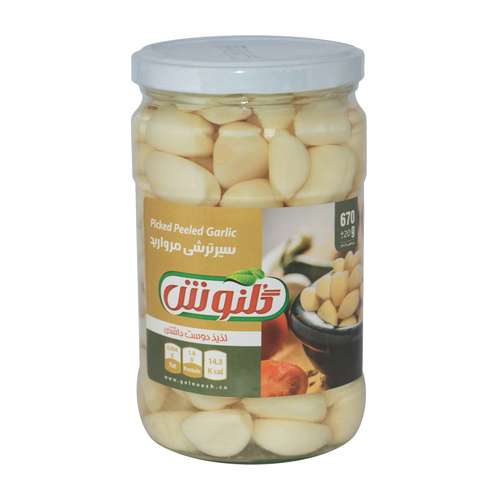 ترشی سیر مروارید گلنوش - 670 گرم