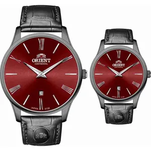 ست ساعت مچی عقربه‌ای کوارتز زنانه و مردانه اورینت کانتیننتال مدل 0130-3