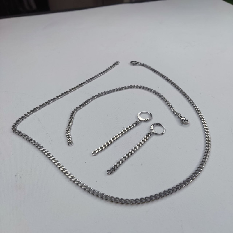 نیم ست زنانه مدل ریز استیل کد 02