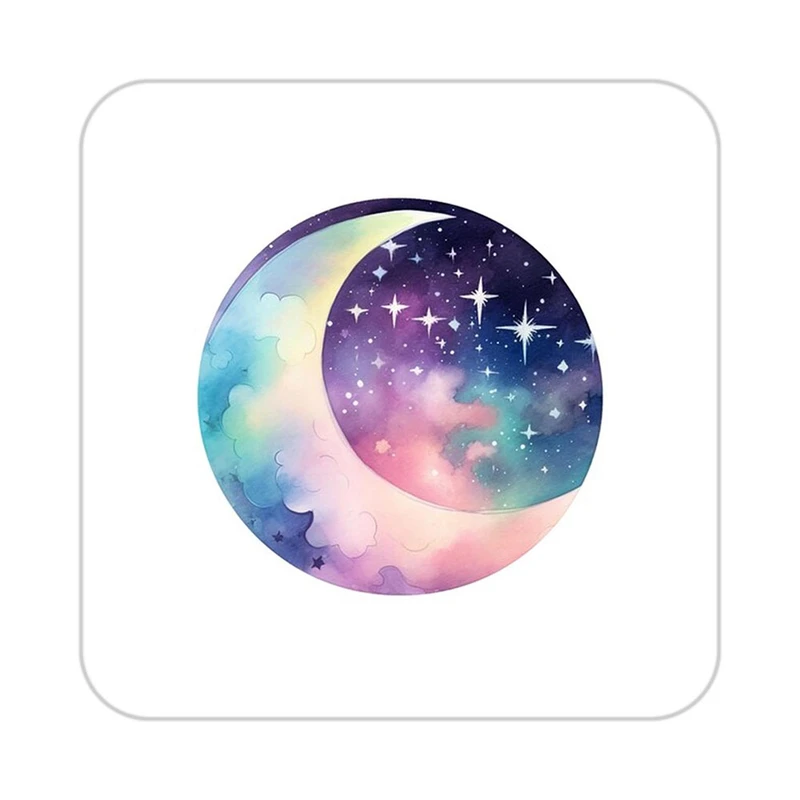 زیر لیوانی کاکتی طرح ماه و ستاره مدل mp54668