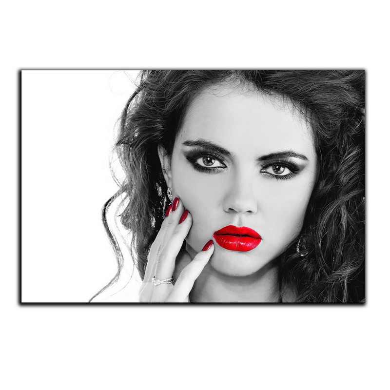 تابلو شاسی بکلیت طرح رژلب قرمز مدل SH-7379