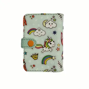 جا کارتی چرمی طرح رنگین کمان