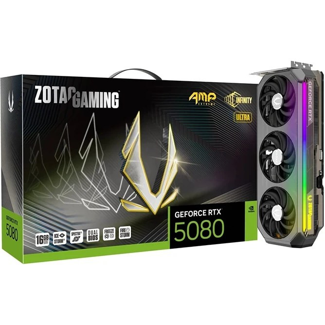 کارت گرافیک زوتک مدل GeForce RTX 5080 AMP Extreme INFINITY ULTRA