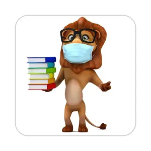 زیر لیوانی کاکتی طرح حیوانات کارتونی مدل mp28398