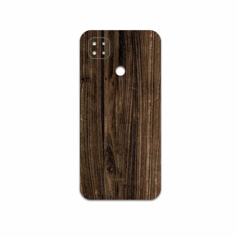 برچسب پوششی ماهوت مدل Dark-Walnut-Wood مناسب برای گوشی موبایل شیائومی Poco C31
