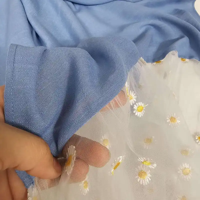 شال زنانه مدل حاشیه بابونه