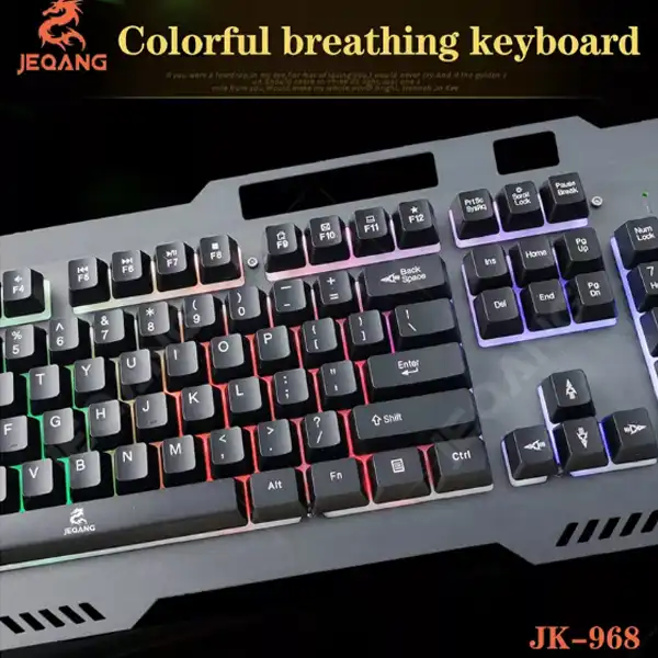 کیبورد و موس مخصوص بازی جکنگ مدل JK-968