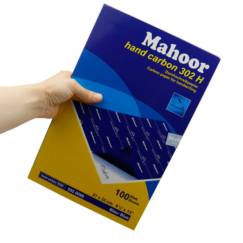کاغذ کاربن ماهور مدل hand carbon 302H بسته 100 عددی