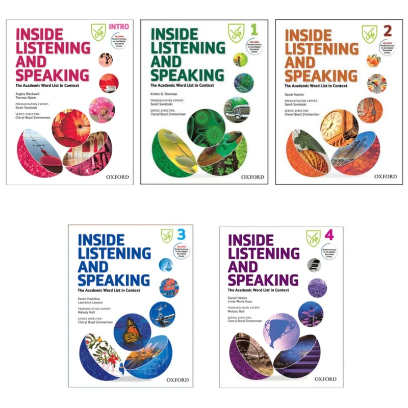 کتاب Inside Listening and Speaking اثر Karen Hamilton انتشارات جنگل 5 جلدی
