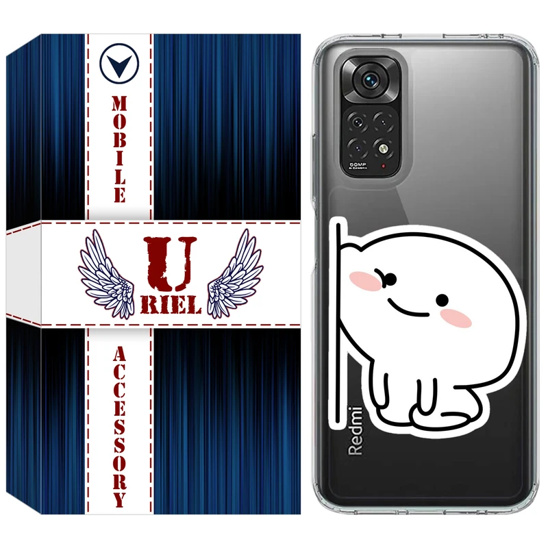 کاور یوریل مدل Clear کد 93 طرح لوس مناسب برای گوشی موبایل شیائومی Redmi Note 11 4G / Note 11S