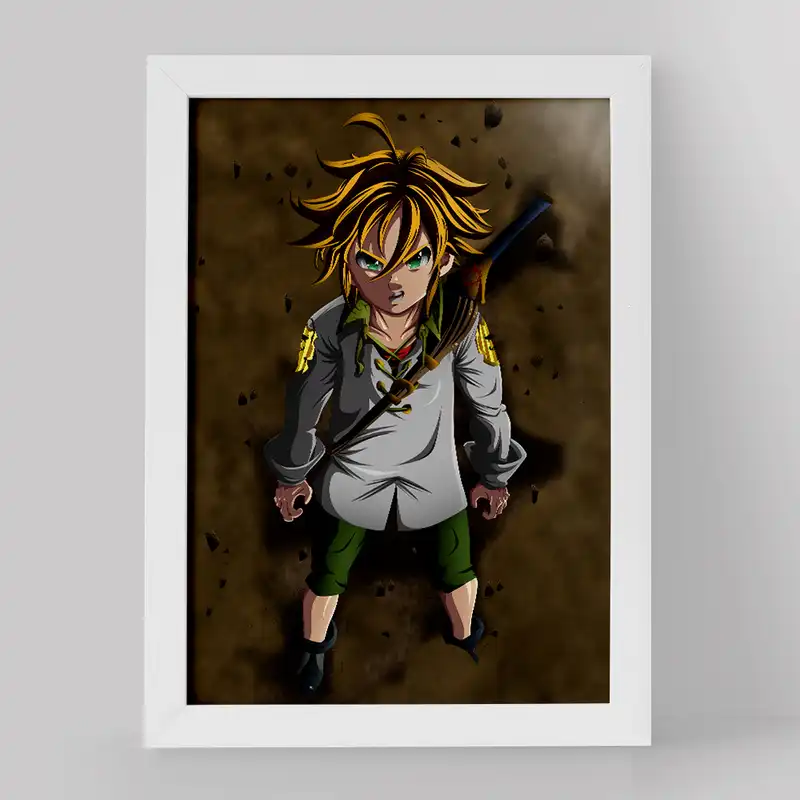 تابلو خندالو مدل ملیوداس انیمه هفت گناه کبیره کد 17591