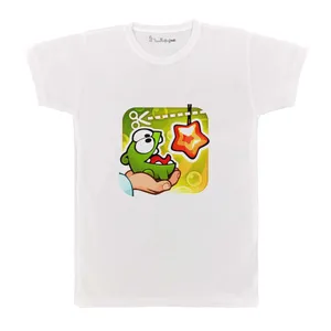 تی شرت بچگانه پرمانه طرح om nom کد pmt.2668