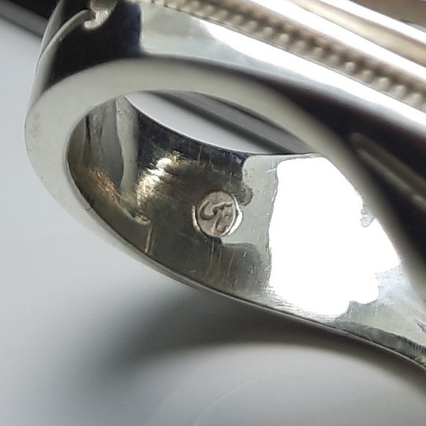 انگشتر نقره مردانه مدل شجر قاصدکی سمنان