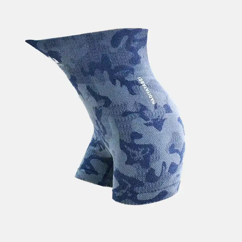 شلوارک ورزشی زنانه مدل  چریکی کمر گنی رنگ سرمه ای