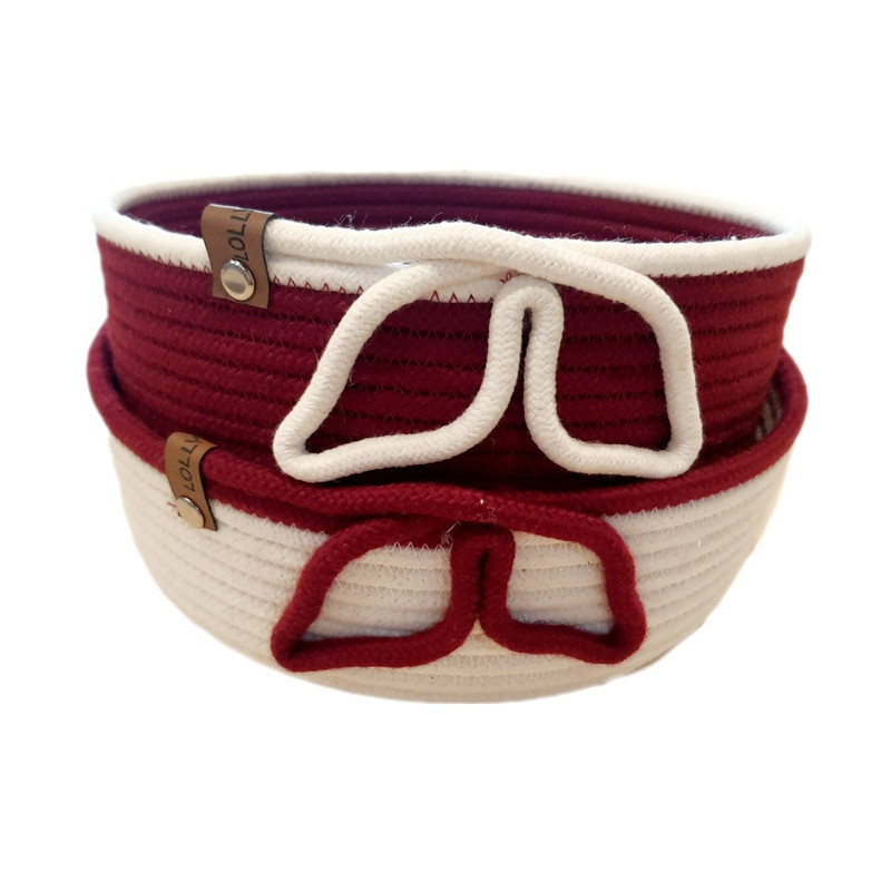 سبد نان و سبزی لالیپاپ مدل دو برگ مجموعه دو عددی سبد نان و سبزی لالیپاپ مدل دو برگ مجموعه دو عددی