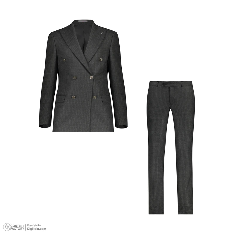 عکس شماره 2 : کت و شلوار مردانه آریوان مدل دبل برست کد sd022