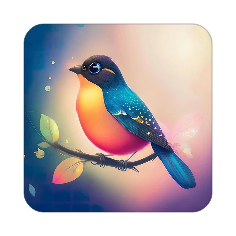 زیر لیوانی کاکتی طرح حیوانات رنگی مدل mp27044