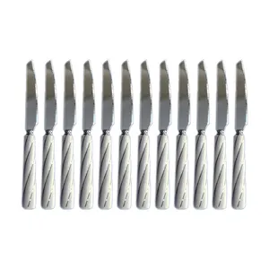 کارد میوه خوری ام جی اس طرح پیچکی کد 101773 بسته 12 عددی