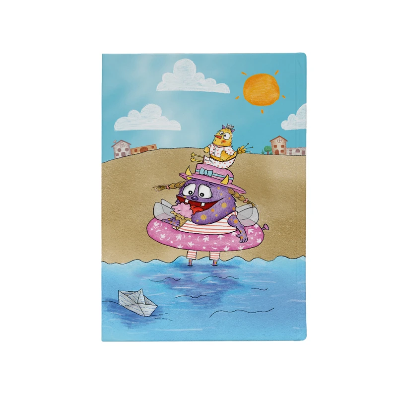 دفتر مشق 100 برگ مدل فانتزی دخترانه کد 5