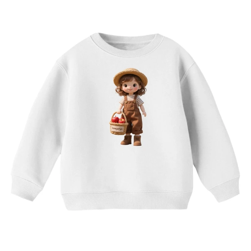 سویشرت بچگانه مدل دخترک سبد دست 