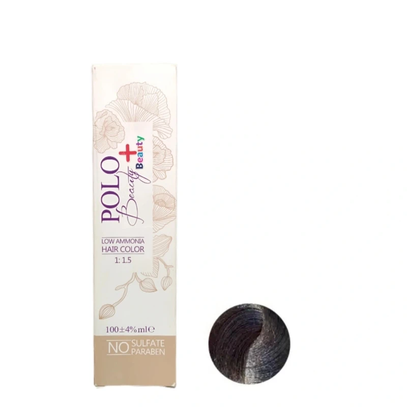 رنگ مو پلو بیوتی شماره 5.7 مدل پلاس بیوتی حجم 100میلی لیتر رنگ قهوه ای شکلاتی روشن