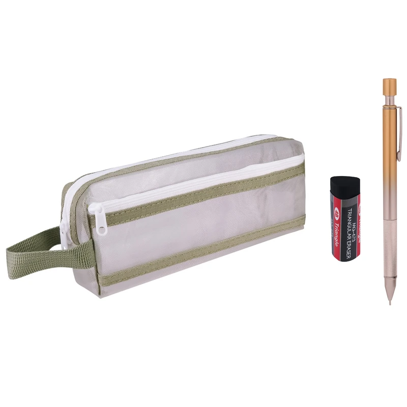 جامدادی مدل bluma_80 به همراه مداد نوکی و پاک کن