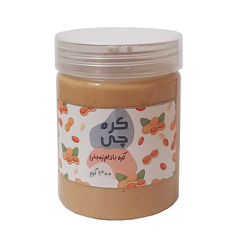 کره بادام زمینی خالص کره چی - 300 گرم
