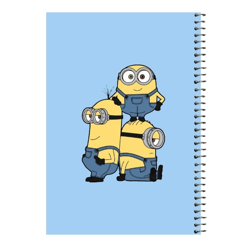 دفتر مشق 80 برگ اس جی مدل مینیون کد۴   