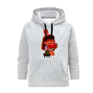 هودی زنانه مدل دختر یلدایی کد B175 رنگ طوسی