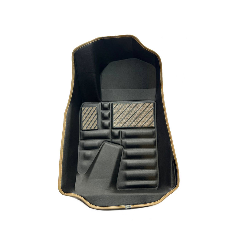 کفپوش پنج بعدی خودرو مدل نواردار مناسب برای سمند سورن به همراه کفپوش صندوق