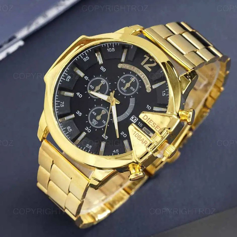 ساعت مچی عقربهای مردانه مدل شاخدار تک موتور ساده استیلt2 ساعت مچی عقربهای مردانه مدل شاخدار تک موتور ساده استیلt2