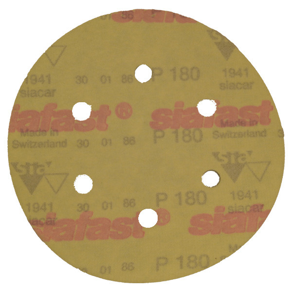 سنباده پشت کرکی سیا مدل 150 میلیمتر P.180 کد 1941 بسته 10 عددی