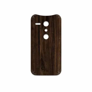 MAHOOT Dark Walnut Wood Cover Sticker for Motorola Moto G