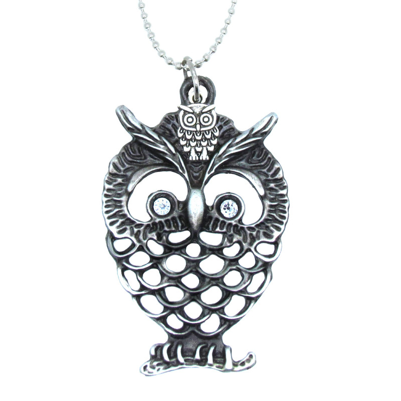 گردنبند دخترانه مدل جغد کد OWL33 گردنبند دخترانه مدل جغد کد OWL33