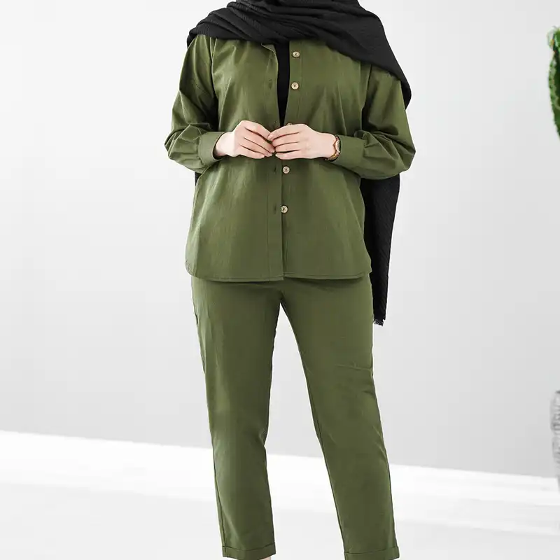 ست شومیز و شلوار زنانه السانا مدل 179553