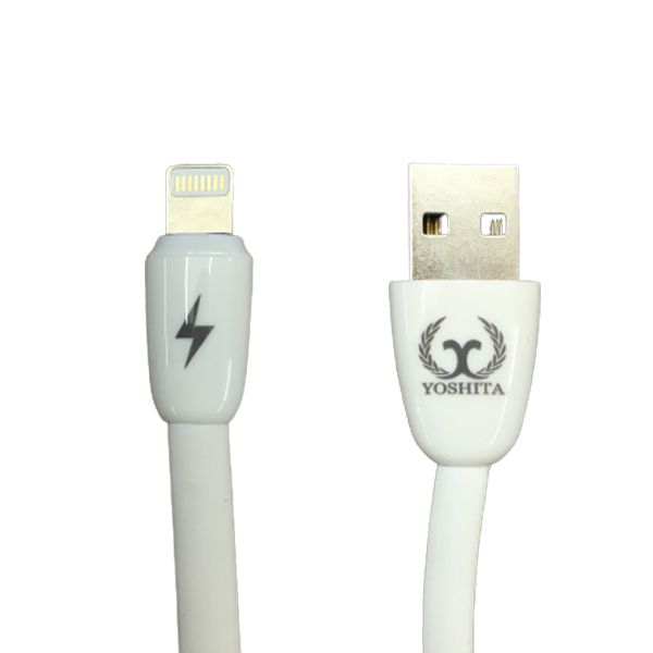 کابل تبدیل USB  به لایتنینگ یوشیتا مدل Power کد SHR 767 طول ۰.۲۲ متر