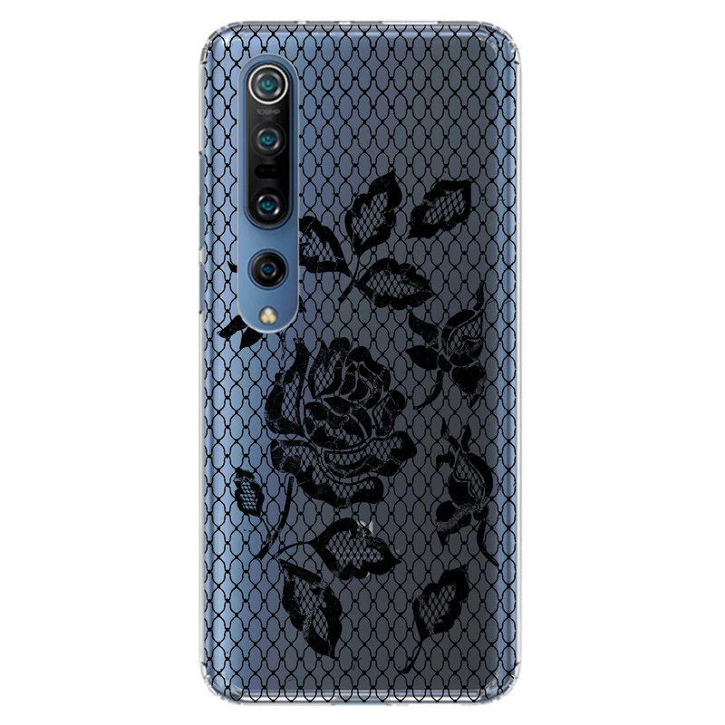 کاور مگافون طرح گل مدل C43-B مناسب برای گوشی موبایل شیائومی Mi 10 5G / Mi 10 Pro 5G