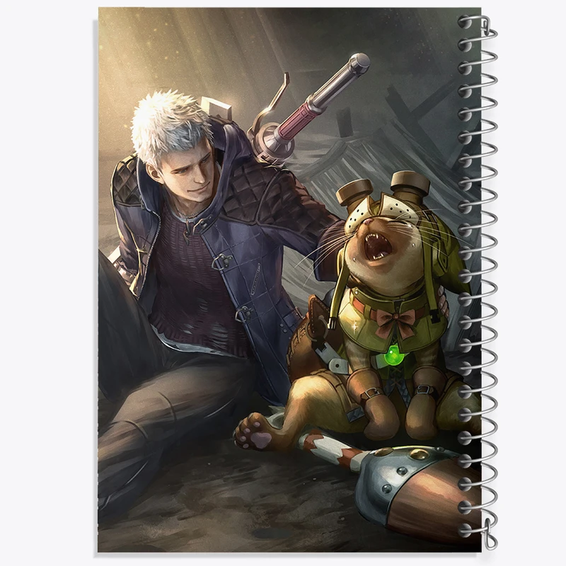 دفتر لیست خرید 50 برگ خندالو طرح بازی شکارچی هیولا (Monster Hunter) کد 33255