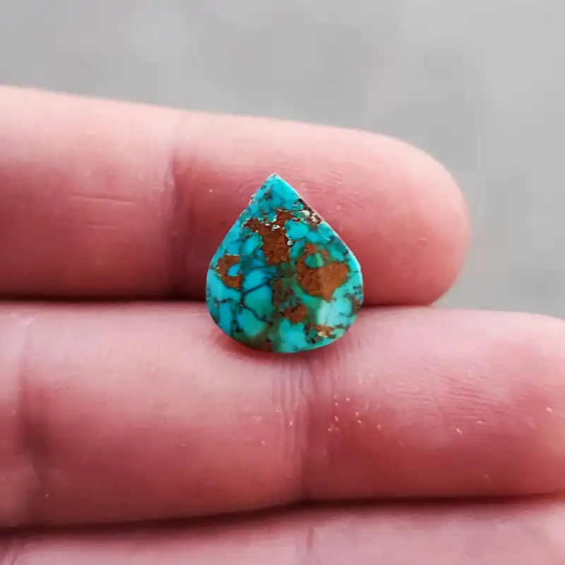 نگین فیروزه مدل اصل نیشابور کد NC-333