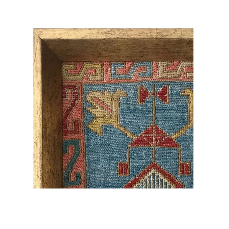 عکس شماره 3 : تابلو فرش دستباف طرح قاب گلیم مدل سلاله