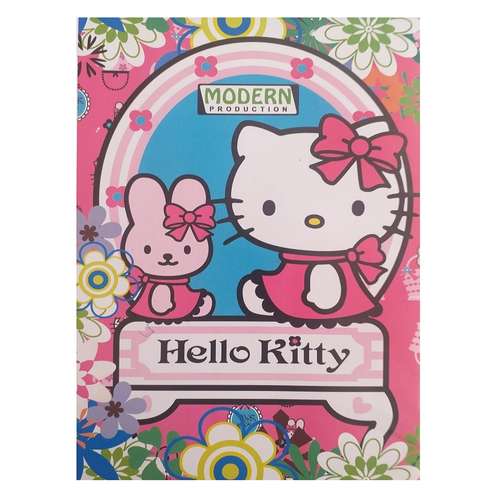 دفتر شطرنجی مدرن طرح هلو کیتی کد 001