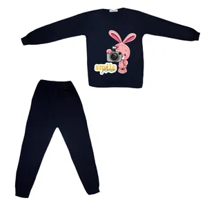 ست تی شرت آستین بلند
 و شلوار دخترانه مدل خرگوش عکاس
