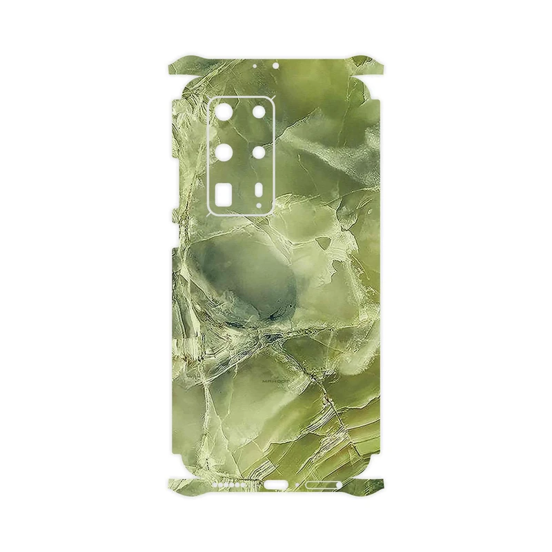 برچسب پوششی ماهوت مدل Green_Crystal_Marble-FullSkin مناسب برای گوشی موبایل هوآوی P40 Pro Plus
