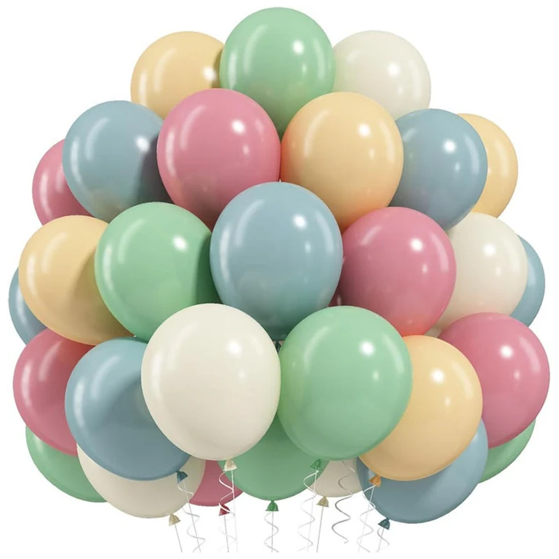 بادکنک مدل پاستلی کد KP-LC-01 بسته 30 عددی