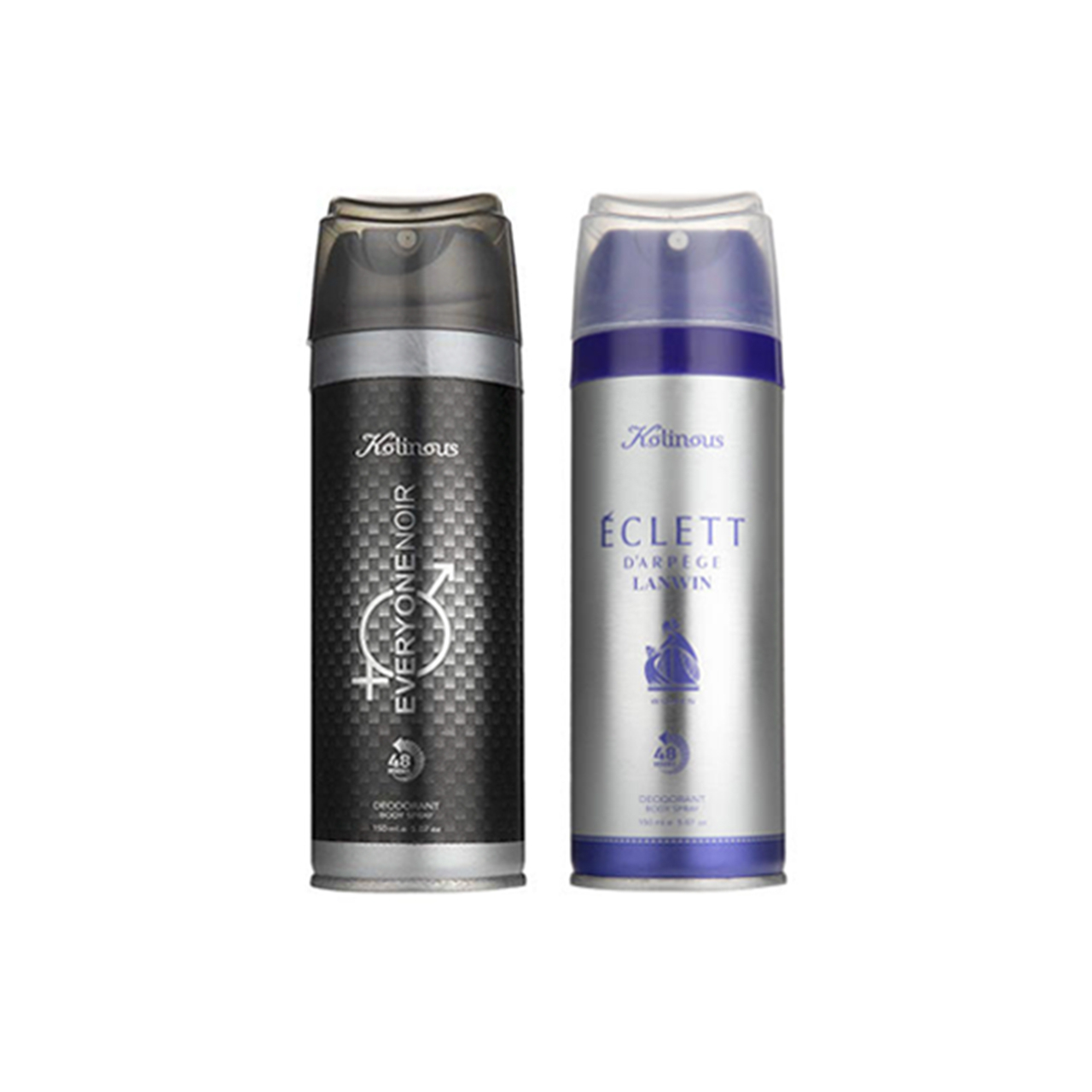 اسپری بدن کلینوس مدل evec2 حجم 150 میلی لیتر مجموعه 2 عددی