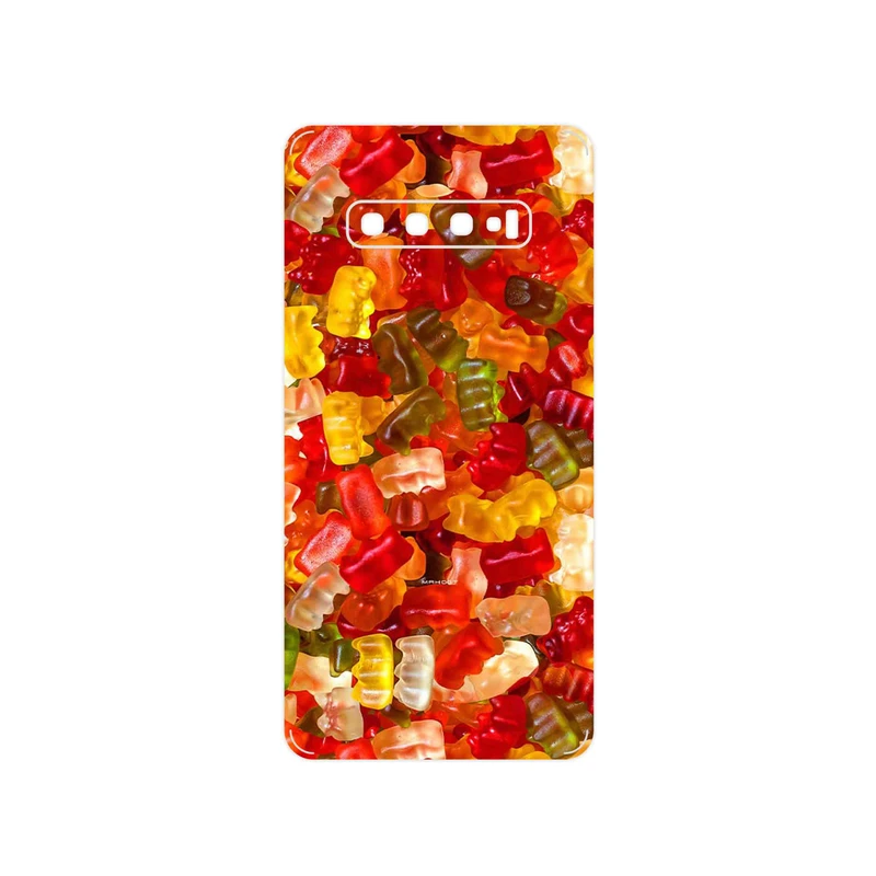 برچسب پوششی ماهوت مدل Gummi candy 1 مناسب برای گوشی موبایل سامسونگ Galaxy S10 Plus