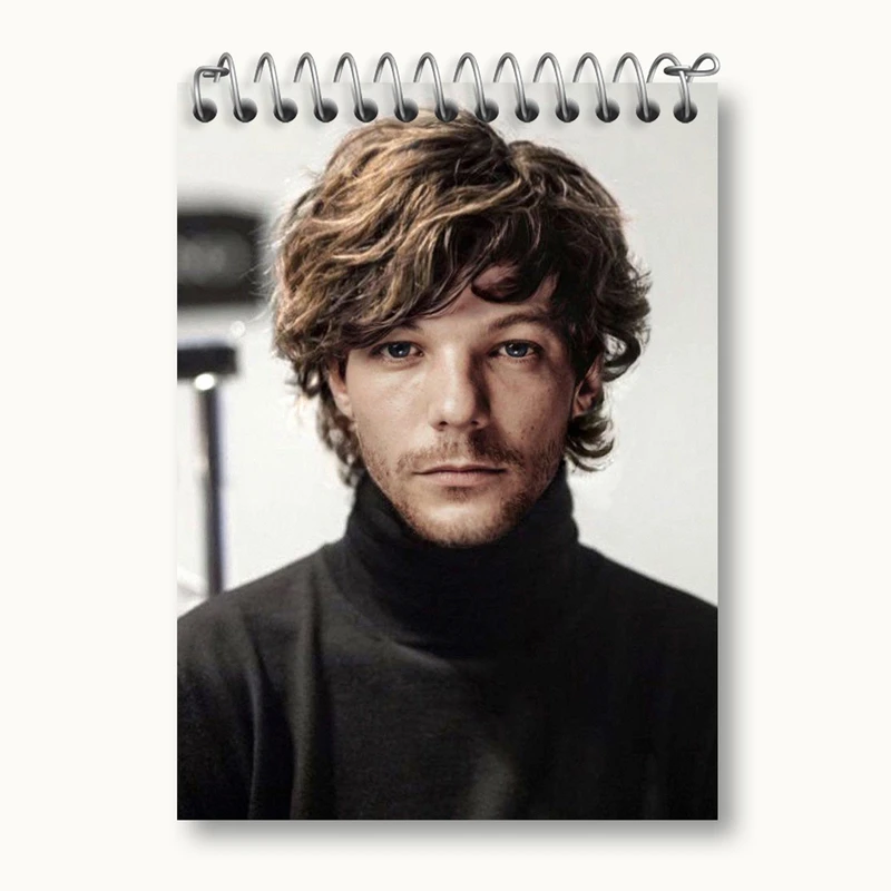 دفتر یادداشت 50 برگ خندالو مدل لوئی تاملینسون گروه موسیقی وان دایرکشن One Direction کد 2930