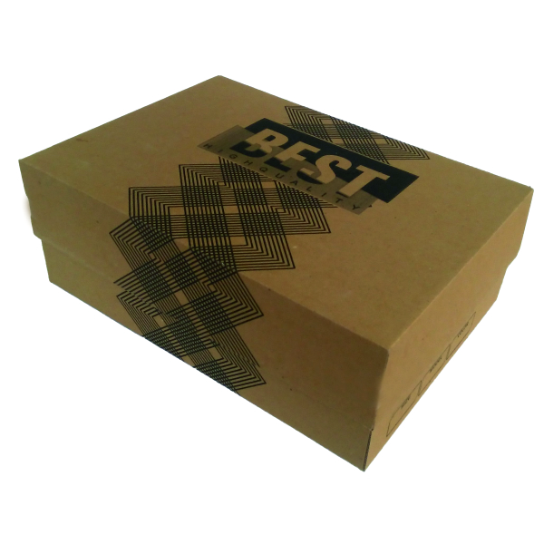 جعبه بسته بندی مدل کفش پوتین مردانه طرح BEST زیگزاگ کد M7 بسته 50 عددی
